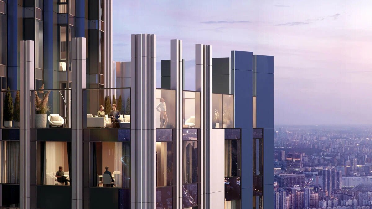 ЖК ICE TOWERS, фото Яндек.Карты