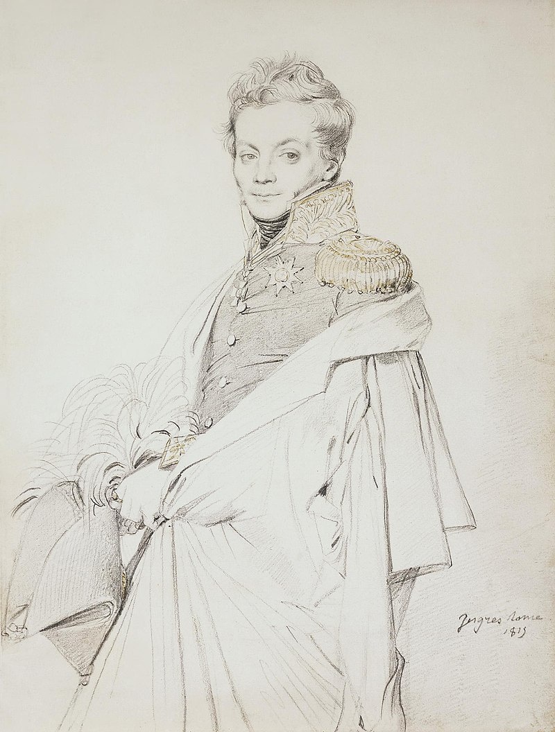 Портрет Н. Ф. Хитрово. ( Ж. Энгр. 1815. Эрмитаж)