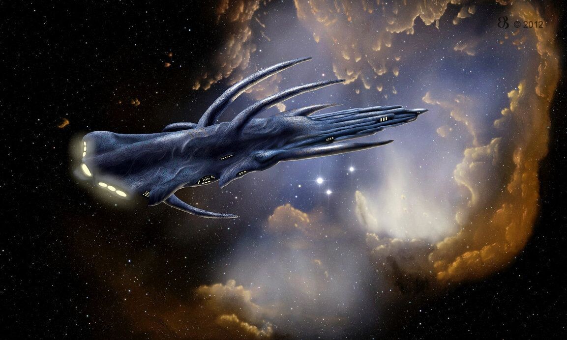 Те корабли, в самом деле, как-то так и выглядели...