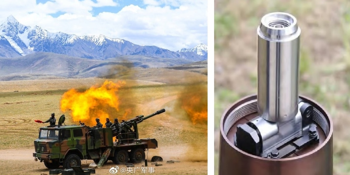 Внутренности артиллерийской системы БПЛА на фото научно-исследовательского института прикладной физики и химии провинции Шэньси (thedefensenews.com)