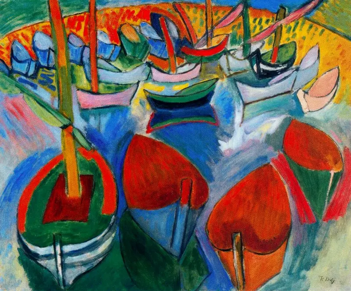 Рауль Дюфи, «Лодки в Мартиге», 1908