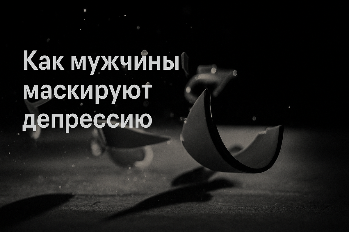 Как мужчины маскируют депрессию