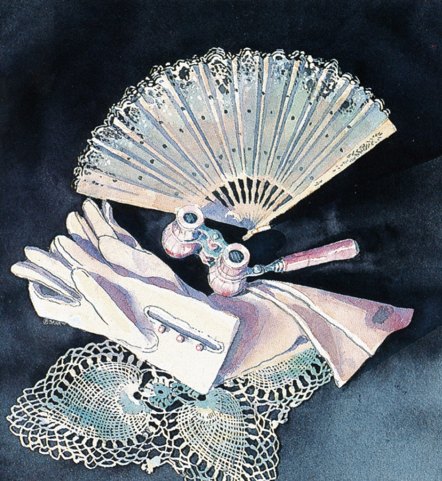 Художница Дана Шрайбер  "Театральный дамский набор"