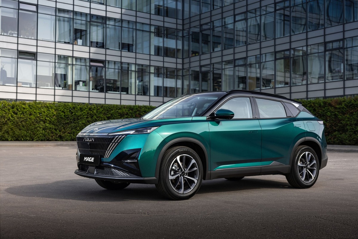    Привод у кроссовера Dongfeng Mage — только передний. Клиренс — 202 мм