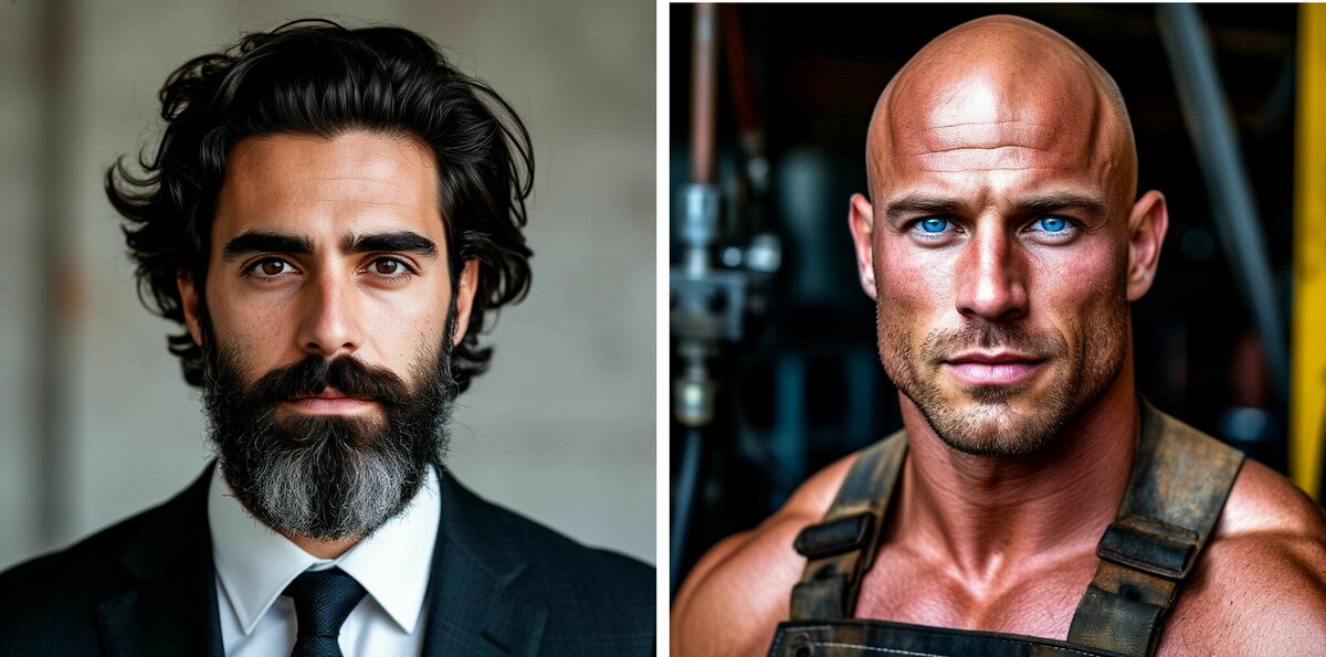 Нейросеть сгенерировала похожие портреты. Только мои мужья старше  - второму мужу пятьдесят три.