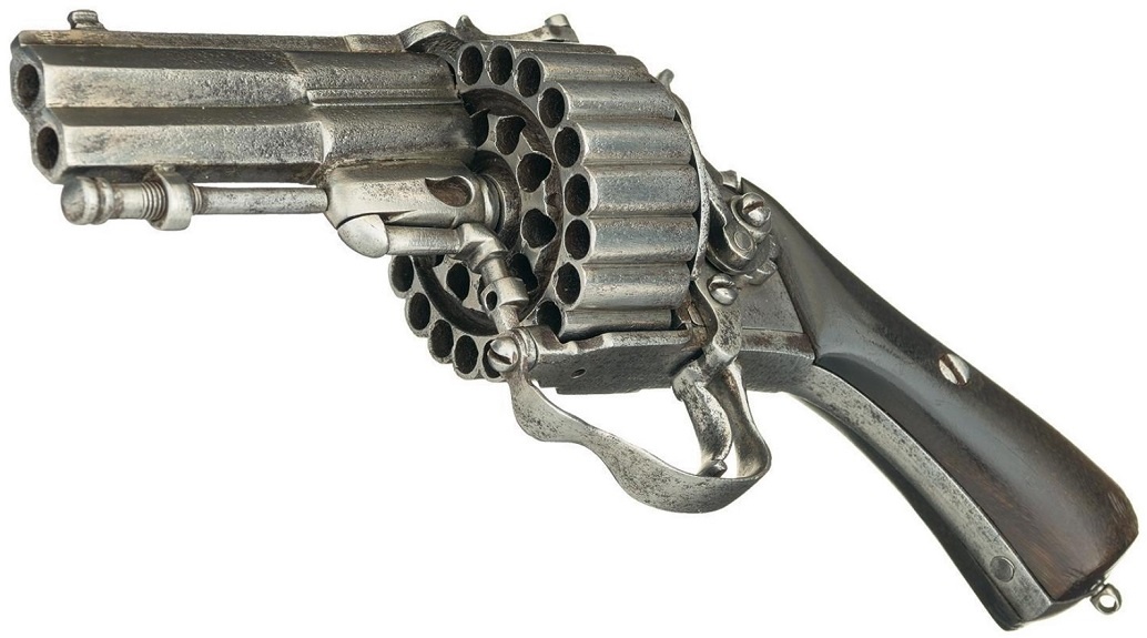 Револьвер Петра Альпы мог выглядеть так. Только в два раза больше.