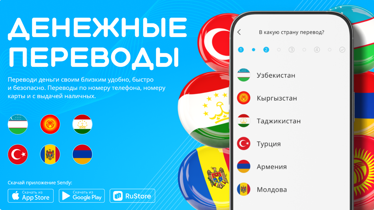 SENDY Международные денежные переводы