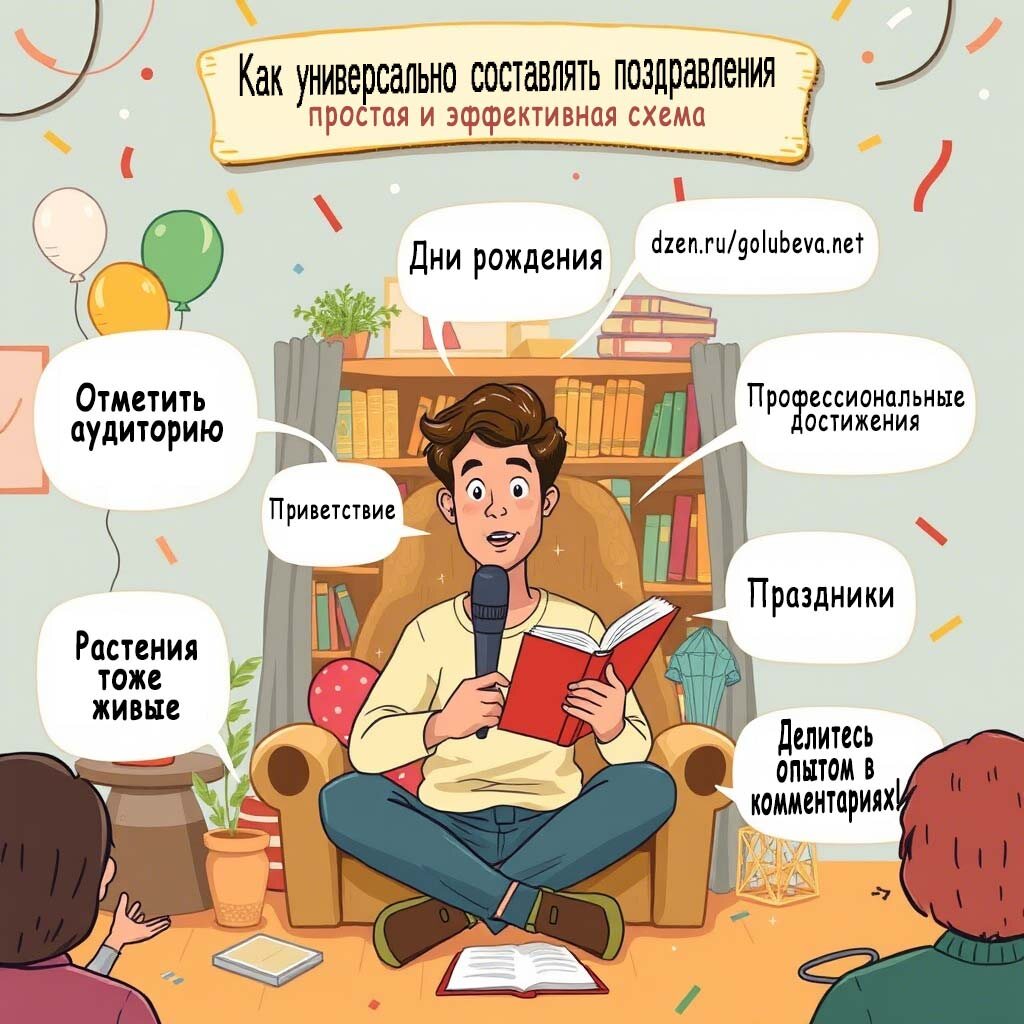 как составить поздравление?