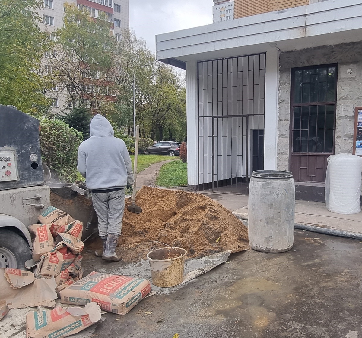 Подготовка к ремонтным работам