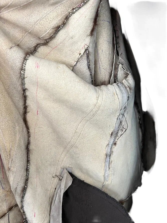 Пошив норкового пальто из трех изделий. Ателье Ирины Берзиной.