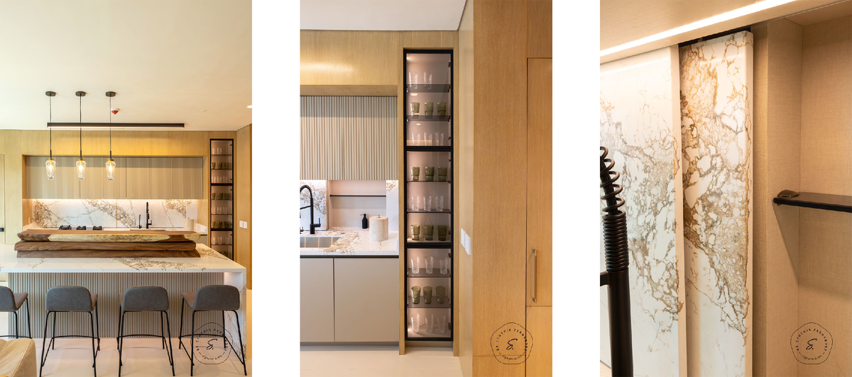 Фото, как спрятать трубы на кухне максимально эстетично.