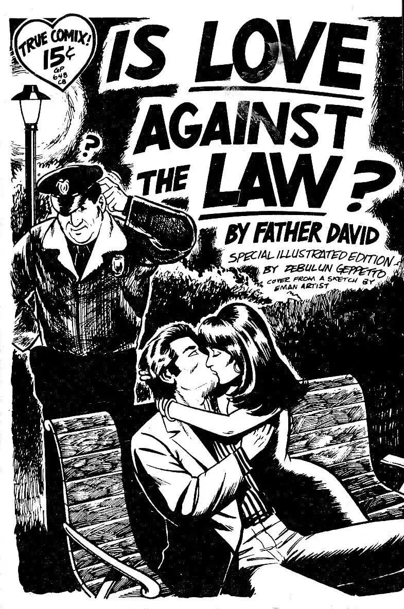 Изображение из пропагандистской иллюстрированной брошюры, выпущенной организацией «Дети Бога» .