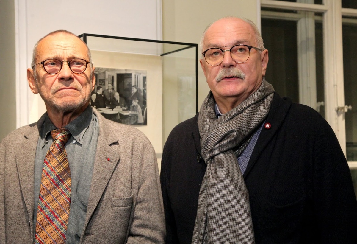 Андрей Кончаловский и Никита Михалков