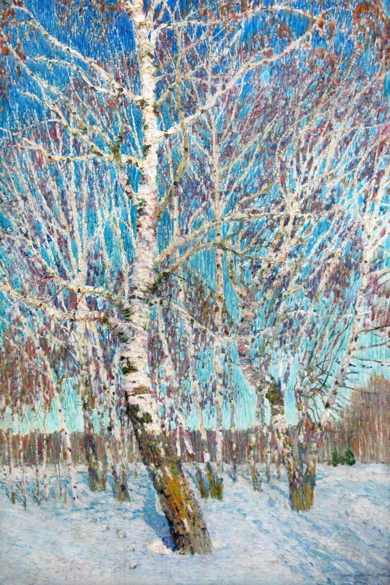 «Февральская лазурь», Игорь Грабарь, 1904 год.