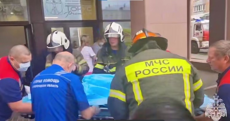    На фото стоп-кадр видеоматериала ГУ МЧС России Редактор