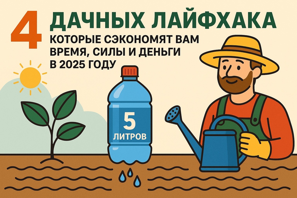 4 гениальных дачных лайфхака на лето 2025 — просто, дёшево и эффективно!