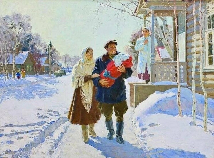 Н.В. Овчинников (1918-2004). Первенец. 1963 г.