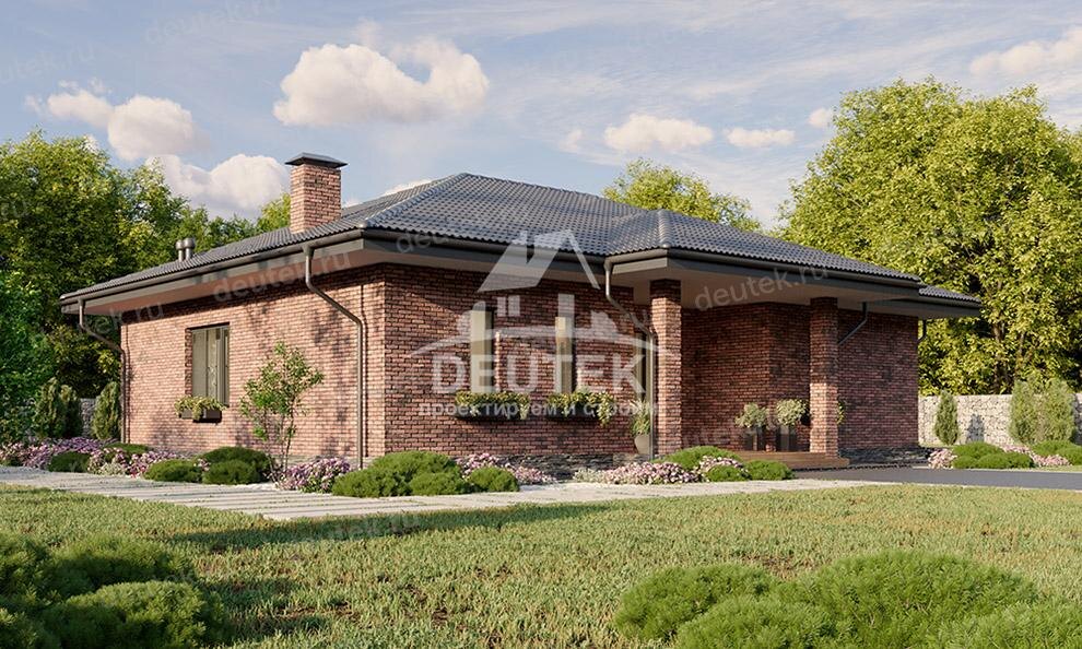 Проект одноэтажного дома с площадью до 150 кв м