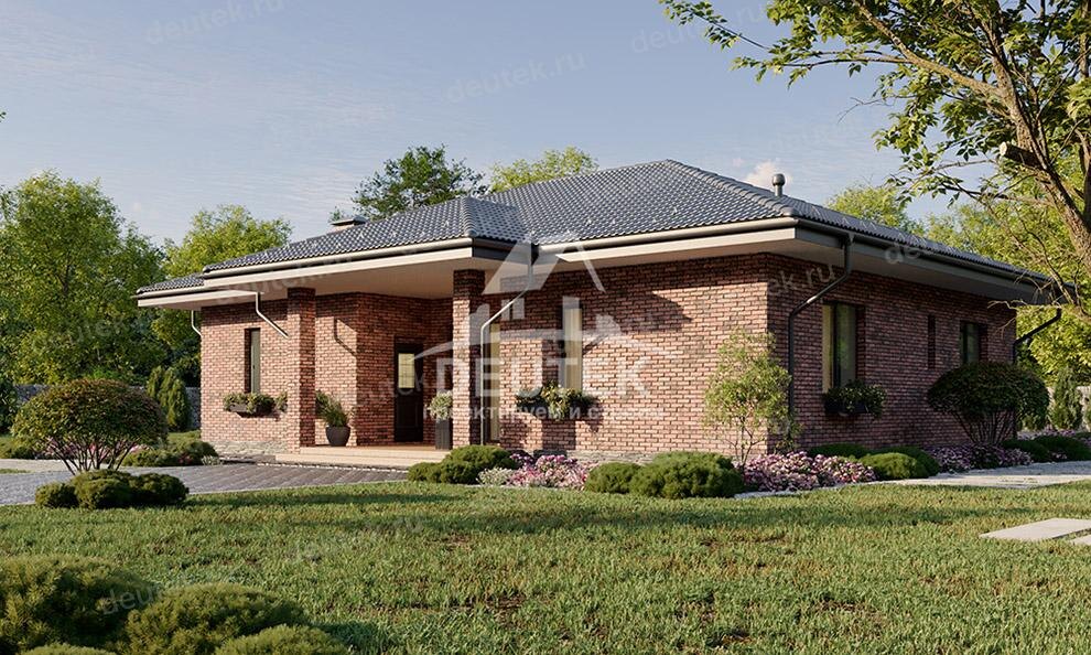 Проект одноэтажного дома с площадью до 150 кв м