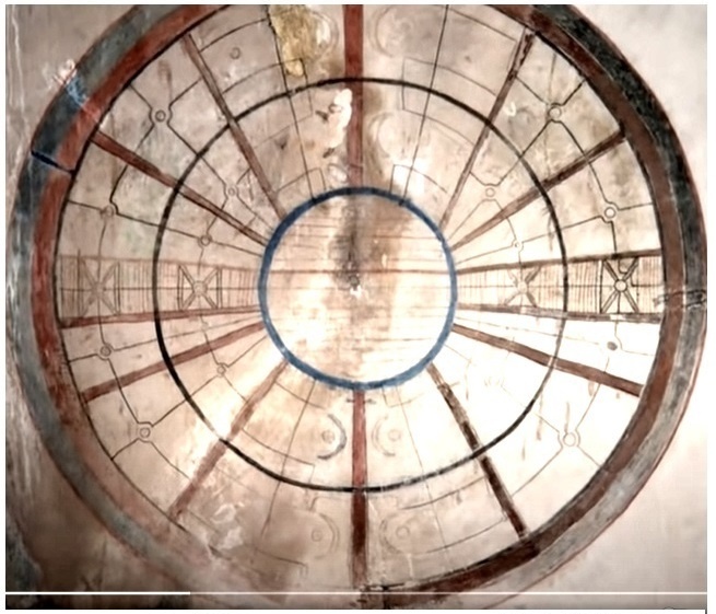 Схема Виманы со стены индийского храма