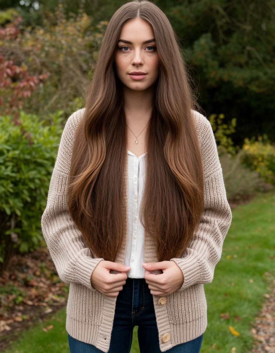 Просто девушка для обложки статьи с длиной волос как у меня, может даже короче.