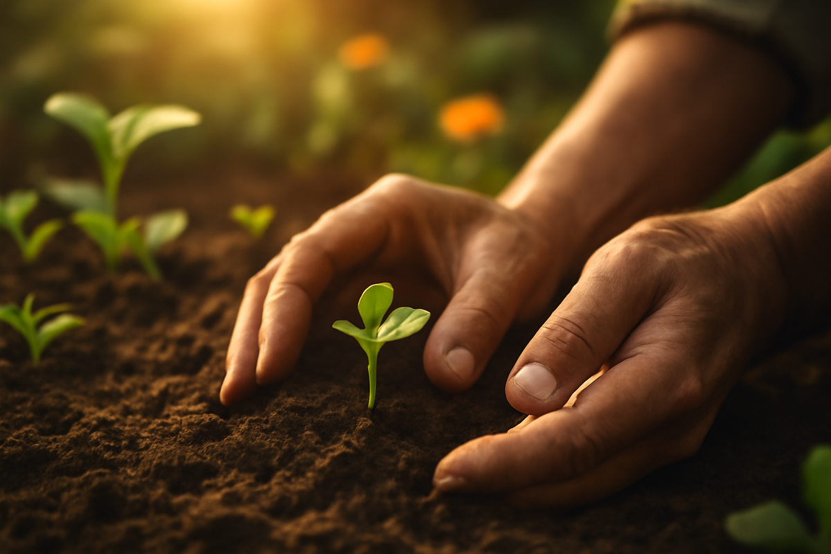 Семя как символ надежды: когда вера в себя раскрывается, как новый росток.