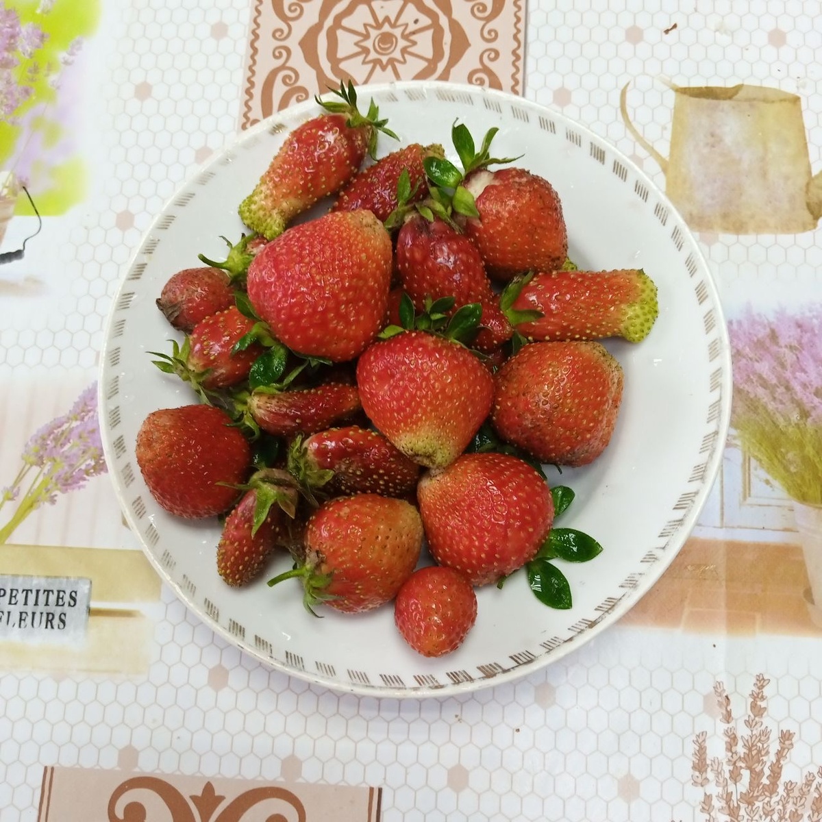 Скромный урожай с 2х грядок