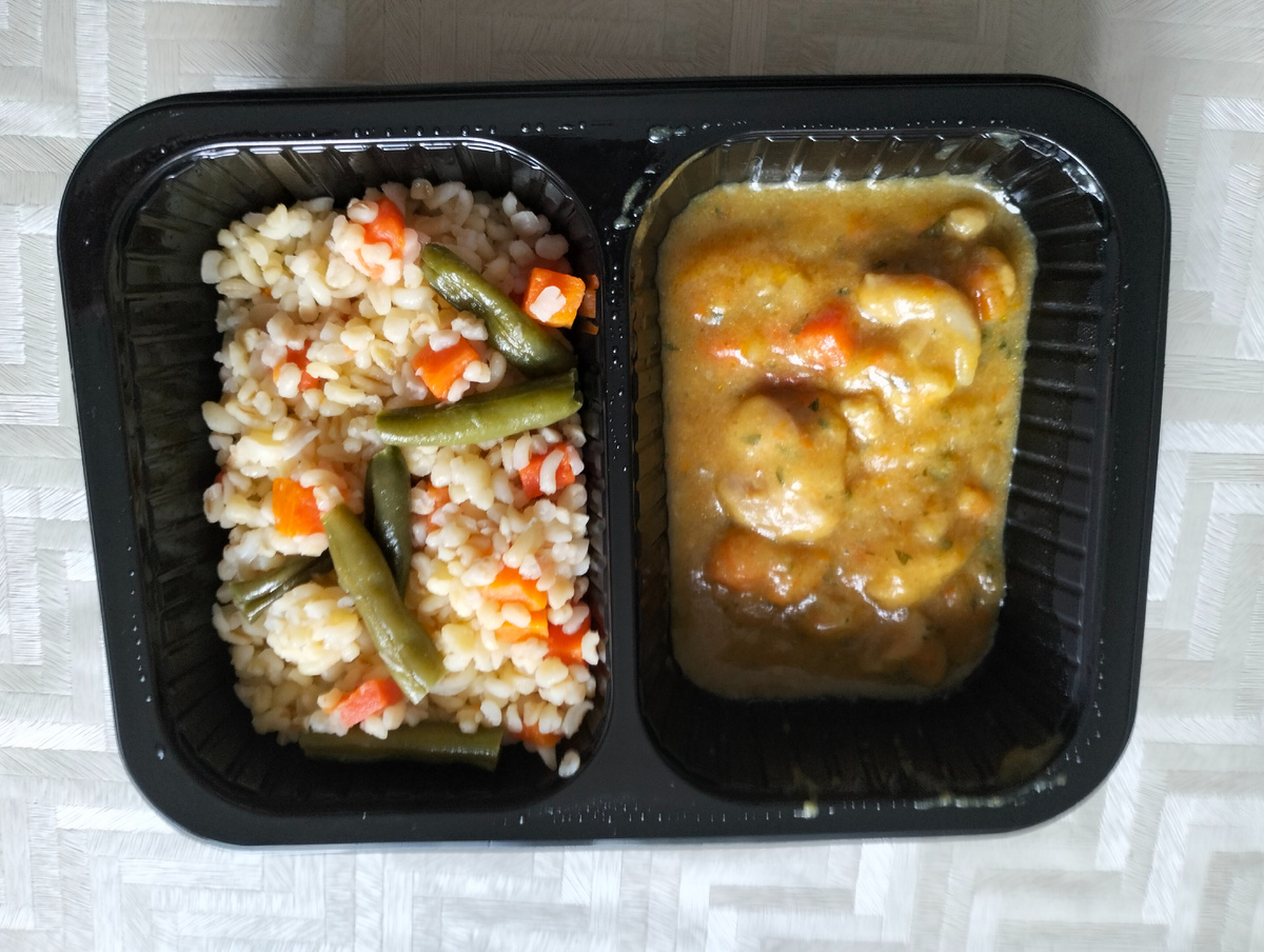 Булгур и курица в соусе