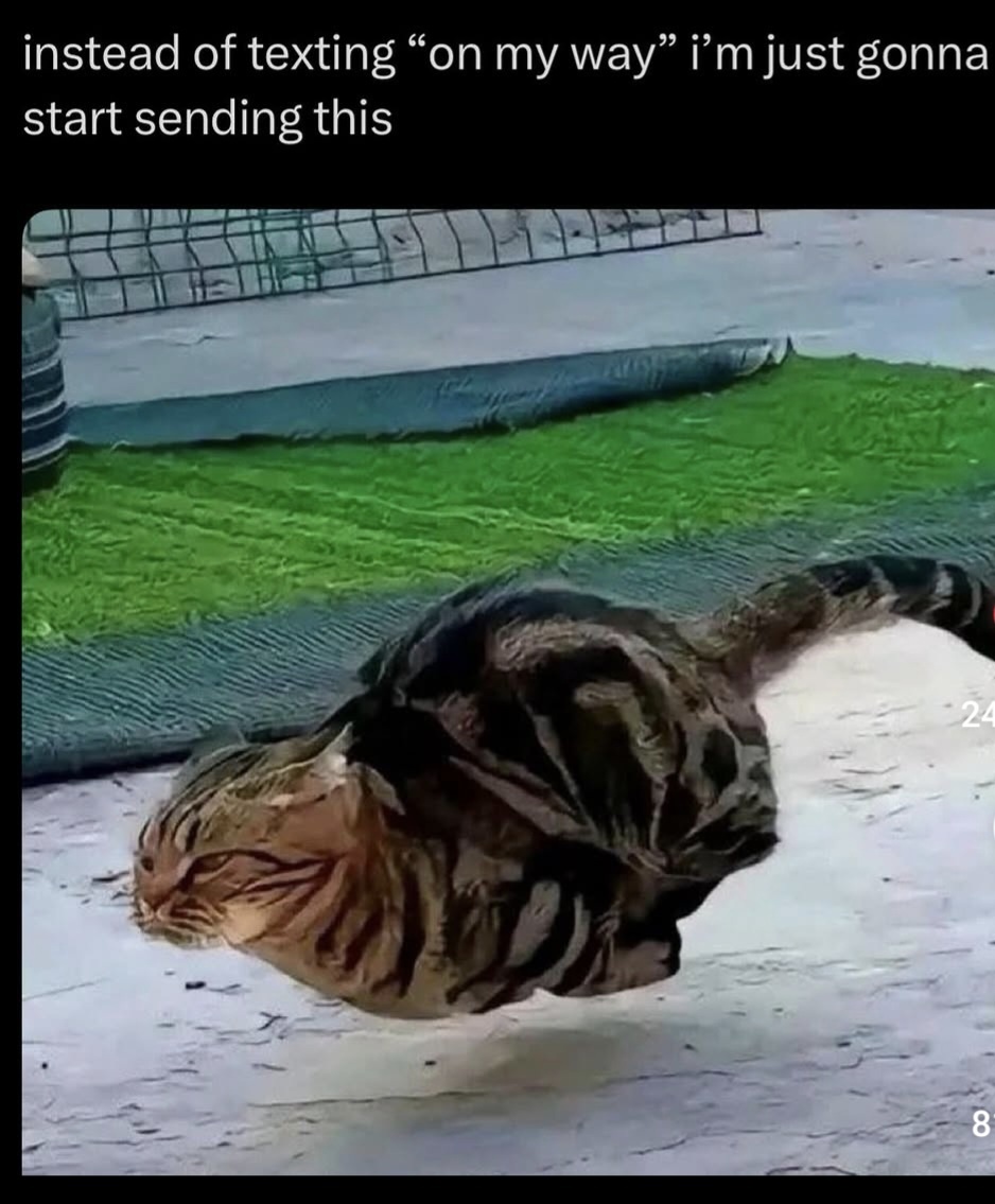 Сообщение: "Я в пути"