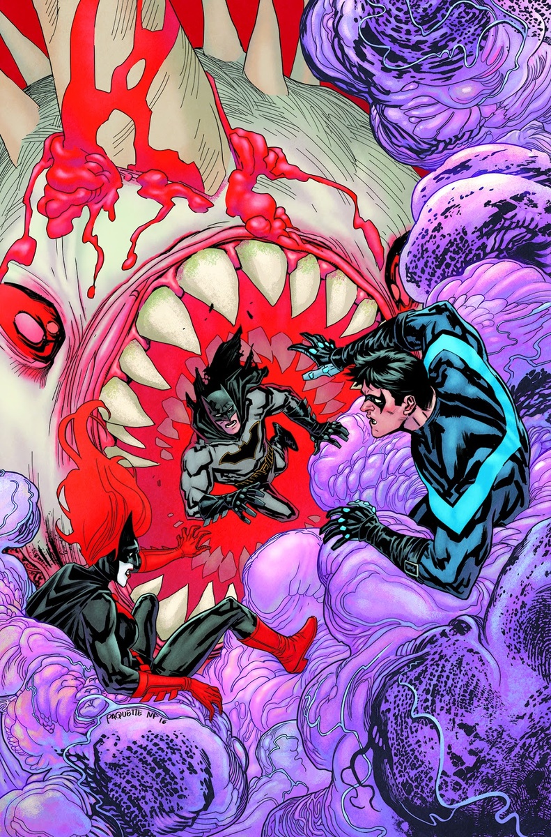 Одна из обложек графического романа Стива Орландо «Бэтмен. Ночь людей-монстров»