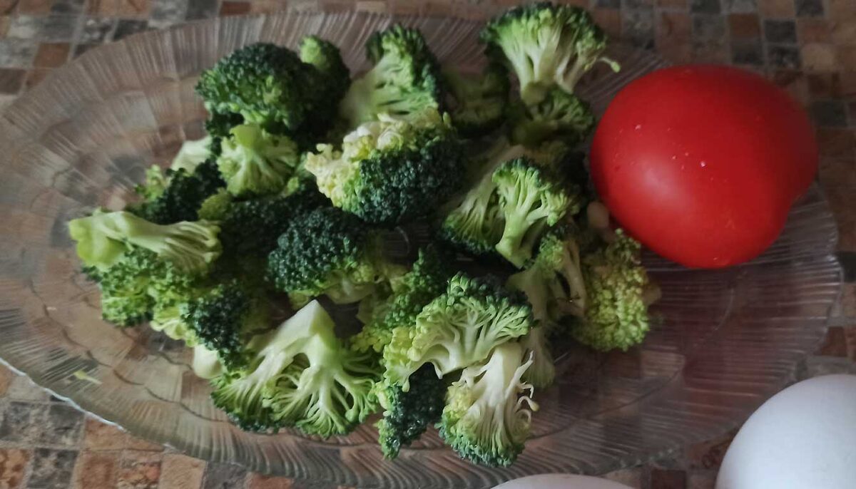 Ьрокколи и помидор