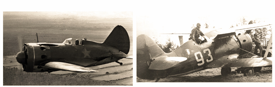 Самолеты Поликарпова И-16 и И-153 к началу войны составляли основу парка истребительной авиации ВВС КА