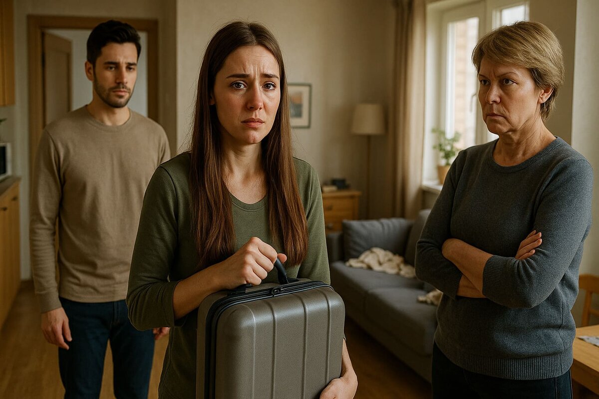 «Ты мне не нужна без внуков!» — свекровь выставила меня, а муж…