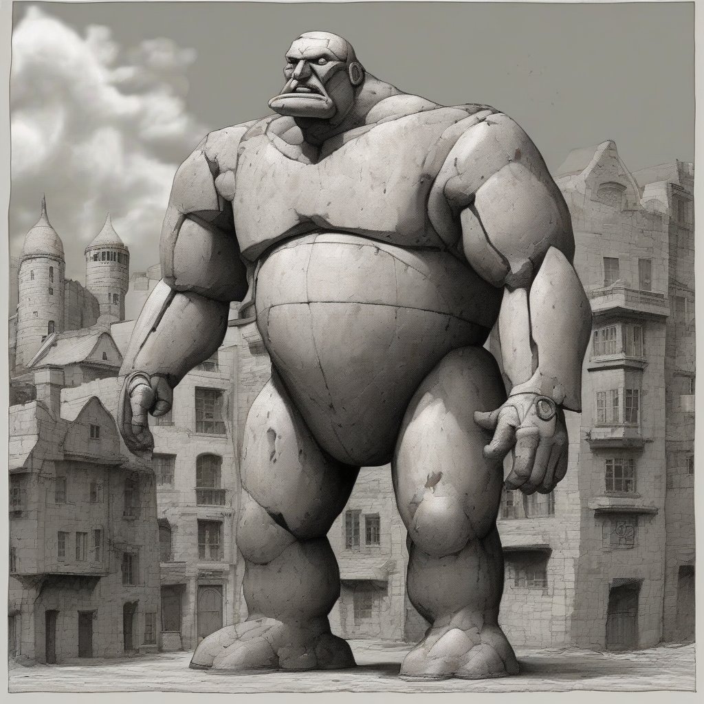 Голем - образ защитника, созданный евресйким народом.