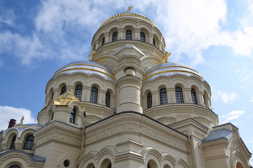    За годы реставрации уже восстановлены фасады. Фото: пресс-служба Смольного
