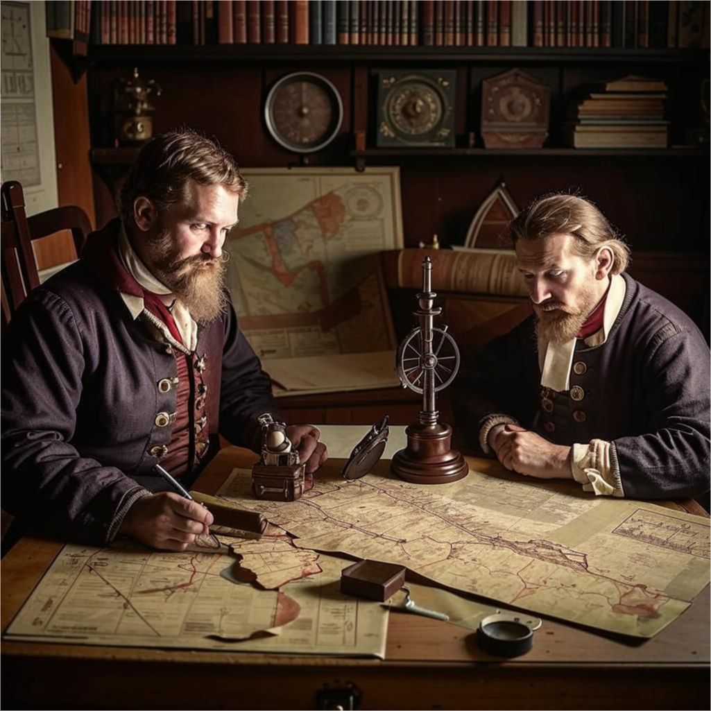 Первые карты Санкт-Петербурга