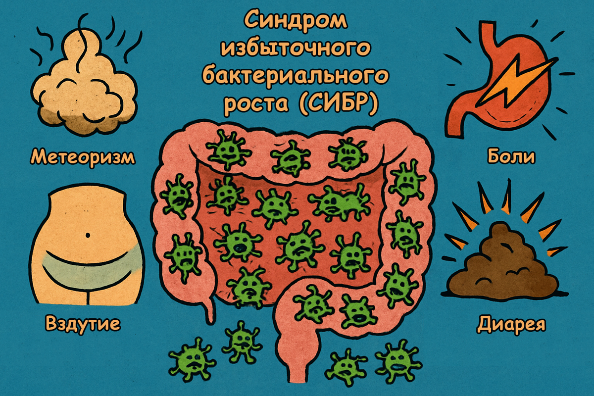 СИБР часто развивается у пациентов с уже имеющимися хроническими заболеваниями кишечника