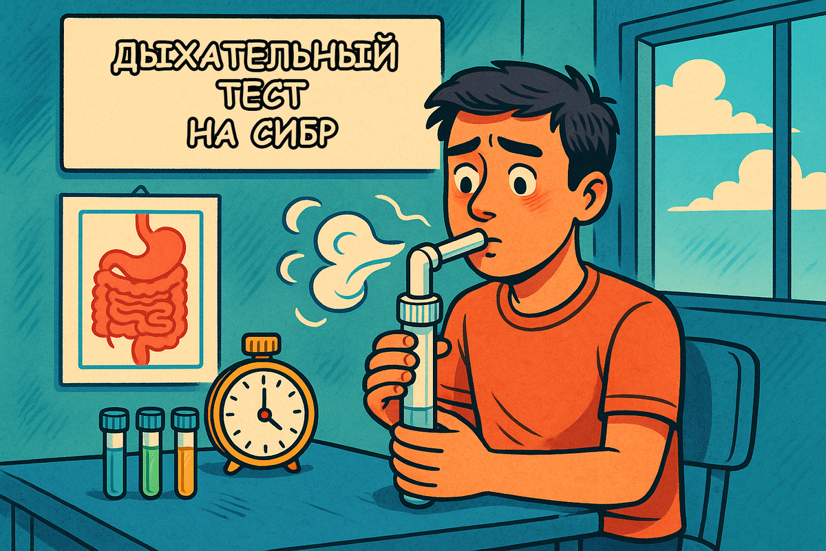 Водородно-метановый дыхательный тест с глюкозой