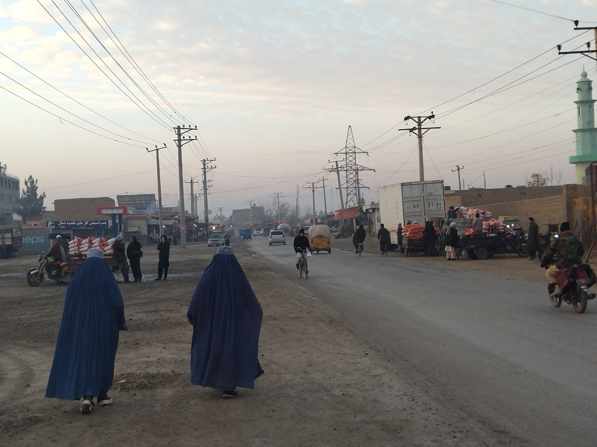 Окраина Кундуза, Афганистан. Январь 2024.
