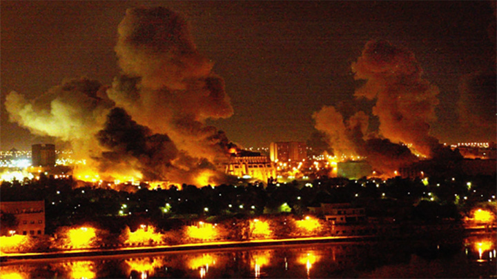    Эти кадры тогда обошли весь мир: НАТО бомбит Белград. Фото: соцсети