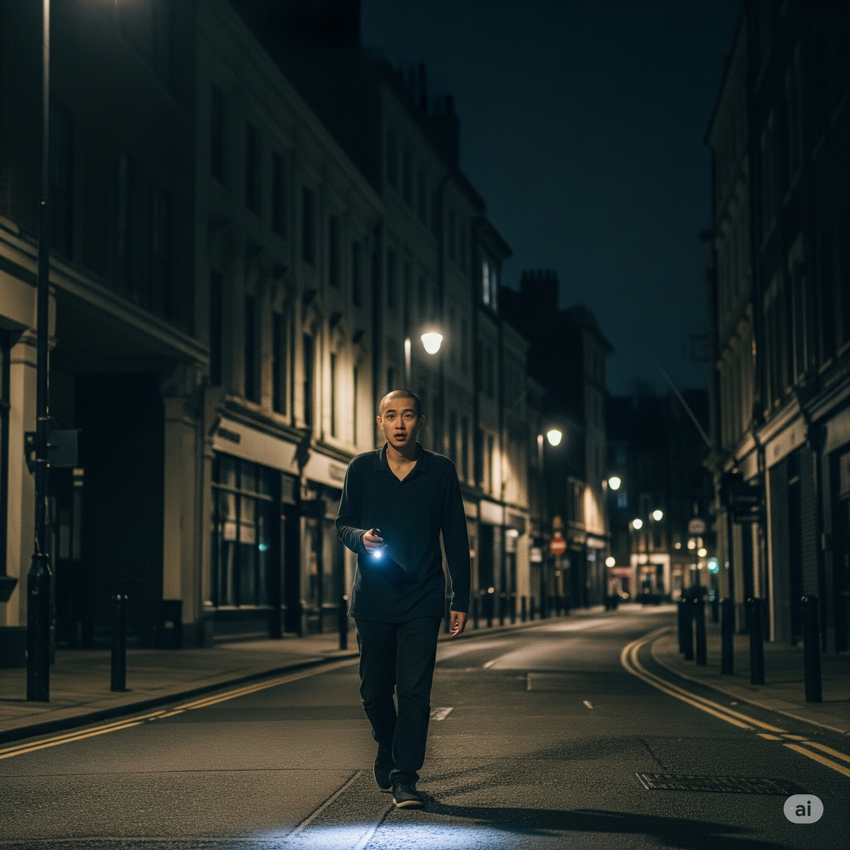 Ночная прогулка в одиночестве