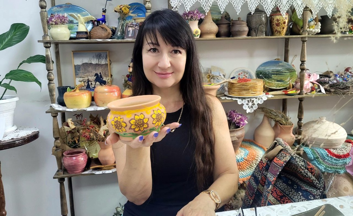 Мастер-класс по росписи на керамике в станице Вешенская