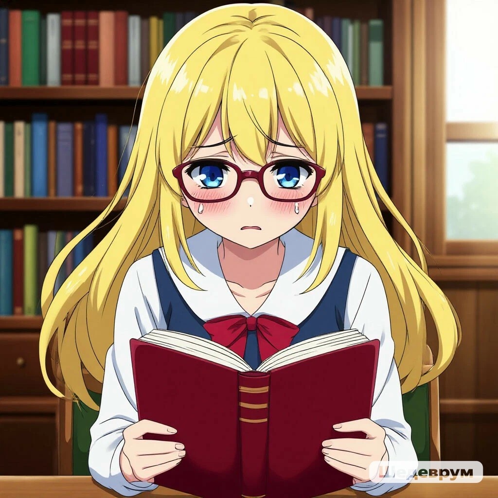 Девочка не сдала экзамен. Изображение очень похоже на нашу Полину ☺