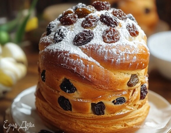 Пасхальный кулич краффин