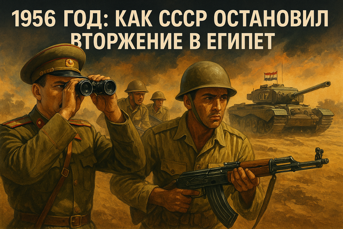 Суэцкий кризис 1956 года: вооружённая агрессия Израиля, Великобритании и Франции против Египта