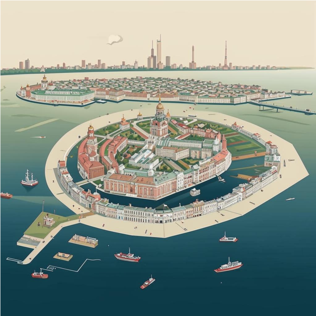 Топография островов Петербурга