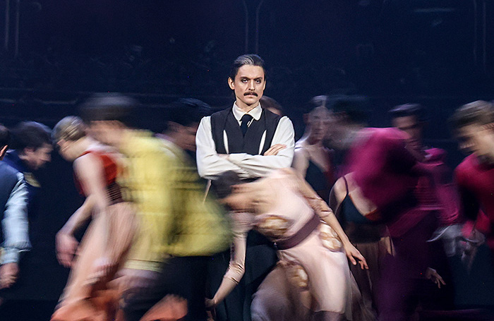    Премьер Большого театра Денис Родькин (Сергей Дягилев) в балете «Дягилев».Сергей Карпухин/ТАСС