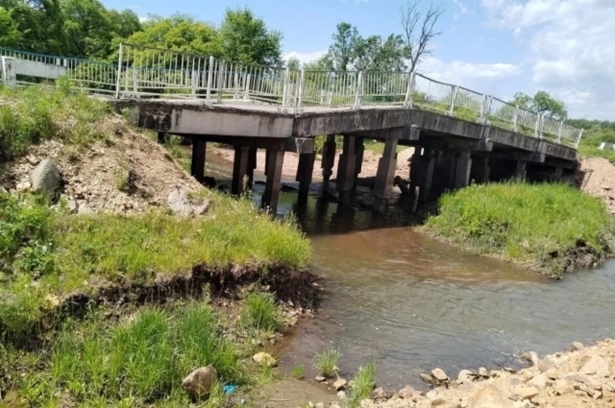    Горбатый мост на въезде в Липовцы.