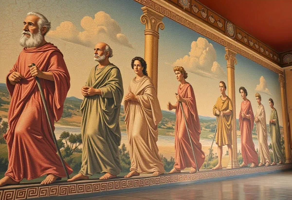 Мозаичное полотно имело тайный смысл.