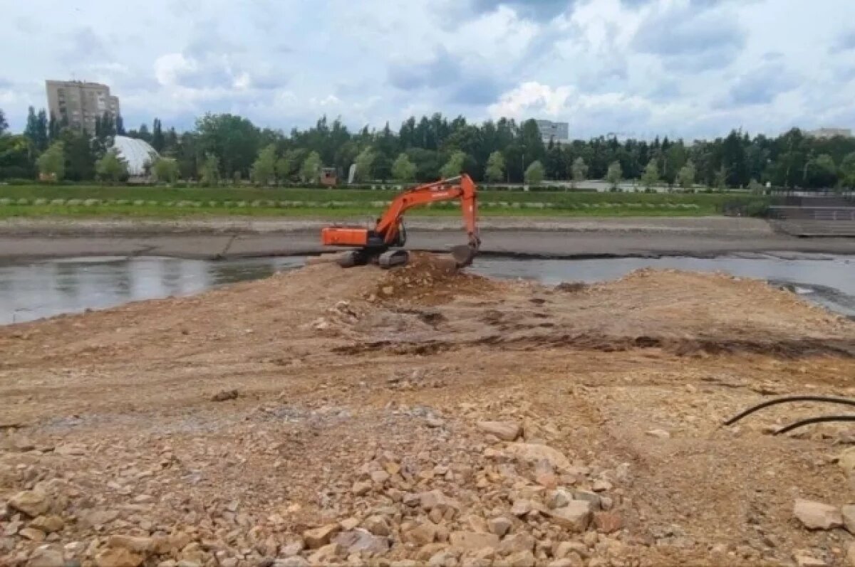    В кемеровской Искитимке снизился уровень воды из-за технических работ